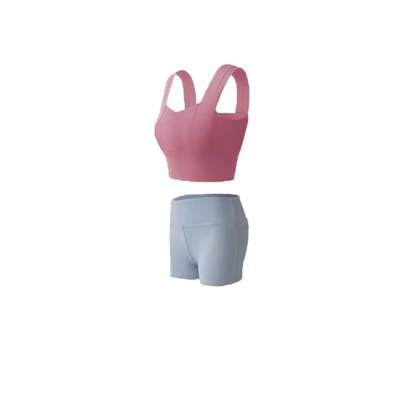 Customize High Quality Breathable Yoga Shorts & Vest