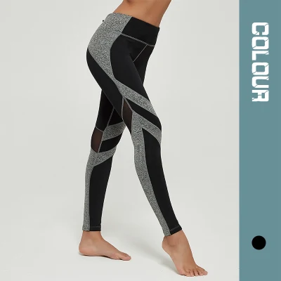 2022 Новый стиль Active Wear Mesh Linked Тонкие плотные удобные брюки для фитнеса и йоги