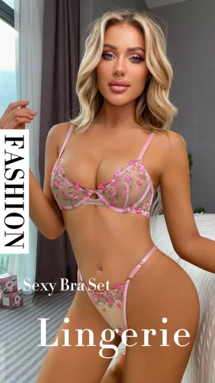 Женский сексуальный Langerie Bralette Lenceria PARA Mujer Push up Lengerie, эротический бюстгальтер на косточках и трусы, комплекты нижнего белья для женщин