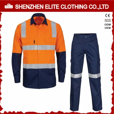 Светоотражающая рабочая одежда Hi Vis Cotton Drill для мужчин